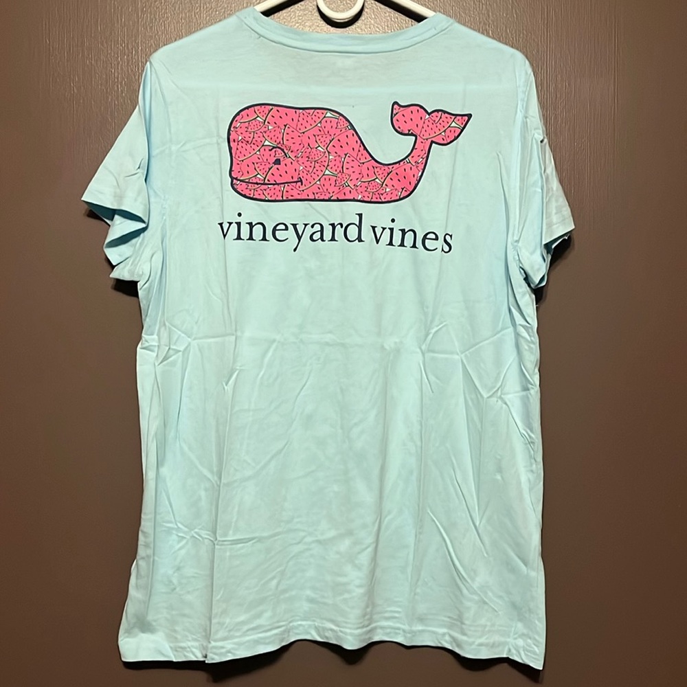Watermelon whale fill SS tee